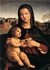 Raphael - Madonna and Child with Book painting